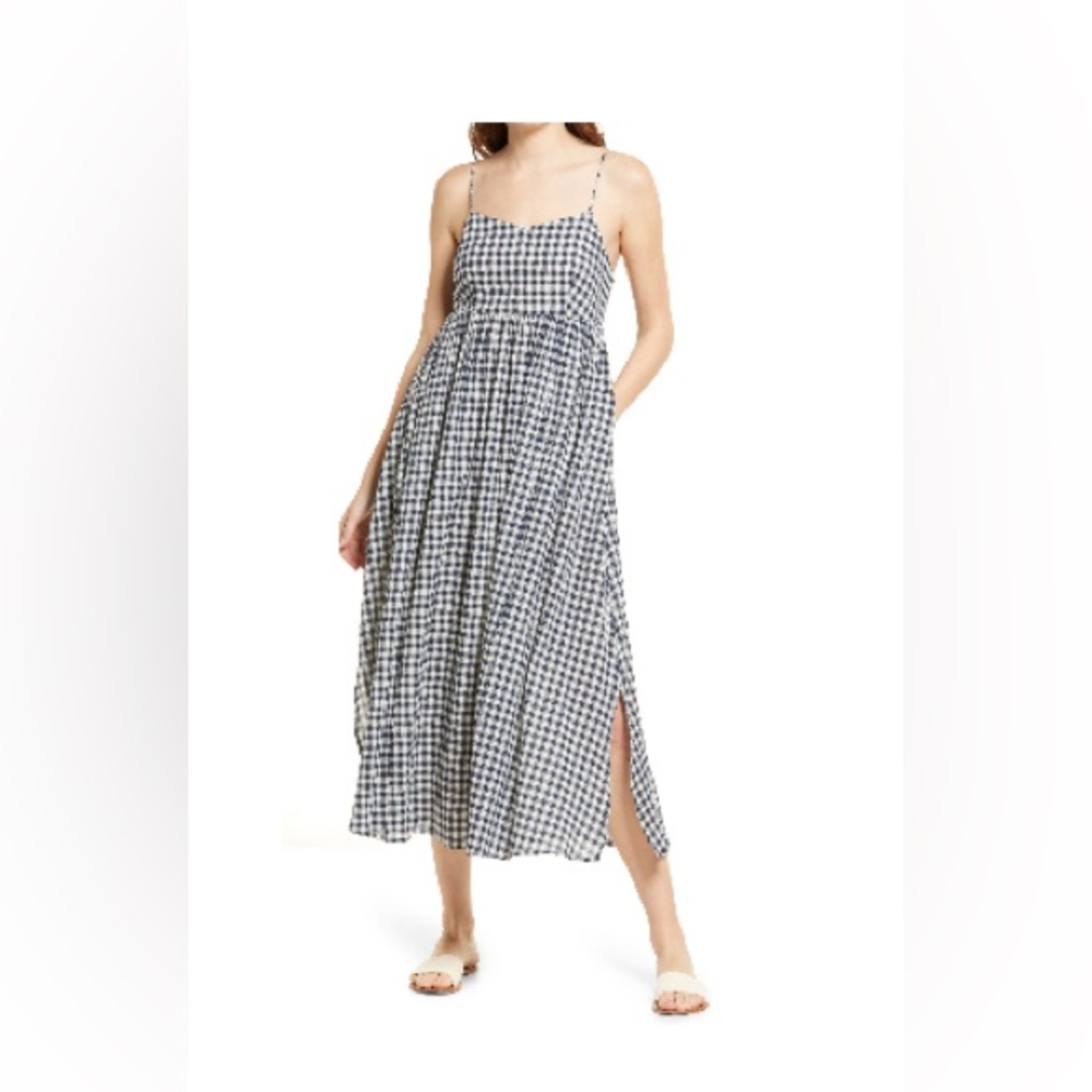 NWT Treasure & Bond Crinkle Midi Dress
